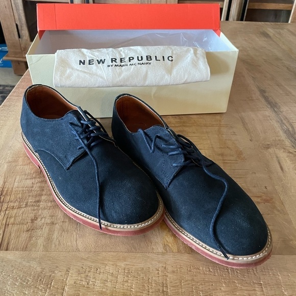 New Republic Men\'s Casual Dress Shoes Suede Business Classic Dress Shoes Size 9 main image 4